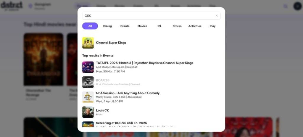 Search CSK Search CSK