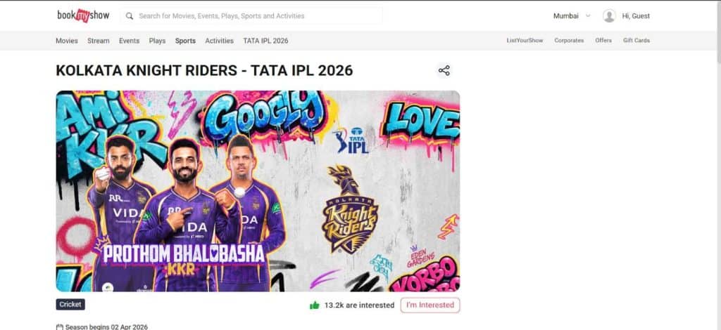 Open BookMyShow Open BookMyShow